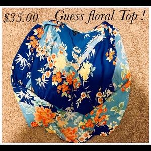 Guess floral top